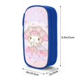 thumbnail image 4 of Kuromi and My Melody Large Pencil Case, Durable Pencil Pouch with Big Capacity, Minimalist Portable Stationery Bag, Aesthetic Zipper Pencil Box, 4 of 8