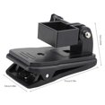 thumbnail image 3 of High-Quality Plastics Backpack Strap Mount, Quick Clip Mount For Capture Images Directly In Front, Versatile Design, Wide Compatibility For Most Action Cameras, Adjustable Direction And Stand Angle, 3 of 7