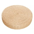 thumbnail image 2 of Mairbeon Tatami Cushion Breathable Widely Applied Comfortable Round Straw Weave Handmade Pillow for Floor, 2 of 10