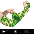 thumbnail image 2 of Balery Avocado Green Striped Mangas Refrescantes para Brazos para Hombre y Mujer – Transpirables y Absorbentes de Humedad para Mujeres, Hombres y Niños, 2 of 7