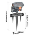 thumbnail image 1 of Ltdhehe Buse de Balançoire 16 Trous 90 Mètres Carrés pour Irrigation de Jardin avec Fonction de Rotation Automatique Utilisée pour Système d'Irrigation dans les Jardins, 1 of 6