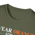 thumbnail image 3 of I Wear Orange For My Husband Leukemia Cancer Awareness Month TShirt, 3 of 4