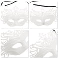 thumbnail image 3 of Unique Bargains 1 Pc Crown Party Mask White Plastic, 3 of 5