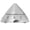 Silver, variant on Rupoun Kitchen Cooking Timer Stainless Steel Mechanical Reminder Pointed Shaped Analog Clock Time Management Tool For Baking 3.54 inches / 9 cm