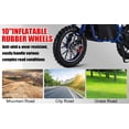 thumbnail image 4 of Dapmiu Stable Circuit Electric Dirt Bike - 36V 350W Motor with Low Heat Design, 45+ Minutes Runtime & 150LBS Capacity Blue, 4 of 8