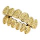thumbnail image 4 of Hip-Hop Rapper 18K Boca Caps Custom Teeth Grill Top Bottom Grill Set Unisex - dorado Hugo Dientes de parrilla de hip hop, 4 of 10