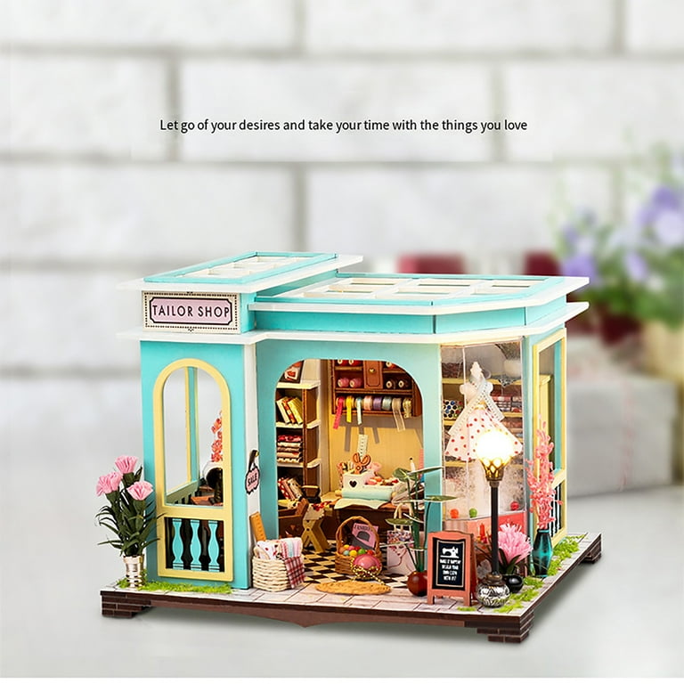 Labor Day Sales Arts&Crafts&DIYtoys,DIY Miniature House Kit Mini