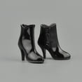 thumbnail image 4 of Zapatos De Botines De Para Mujer A Escala 3x1/6 Para De ón De 12 Pulgadas Negro Baoblaze Zapatos de figuras de acción, 4 of 8