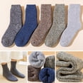 thumbnail image 3 of LUVCLS Calcetines gruesos y cálidos de cachemira para hombre, calcetines casuales de cachemira anticongelantes φв, 3 of 6