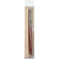 thumbnail image 2 of Pana USA Acrylic Nail Brush 100% Pure Kolinsky Hair Mahogany Wood Handle with Silver Ferrule Oval Shaped Style (Size # 10, Mahogany), 2 of 5