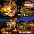 thumbnail image 7 of Solar Lights Outdoor Garden Decor, Amber Crackle Globe Glass Lotus Decoration,Waterproof Gray Metal Flower Light for Patio,Lawn,Walkway,Tabletop,Ground, 7 of 7
