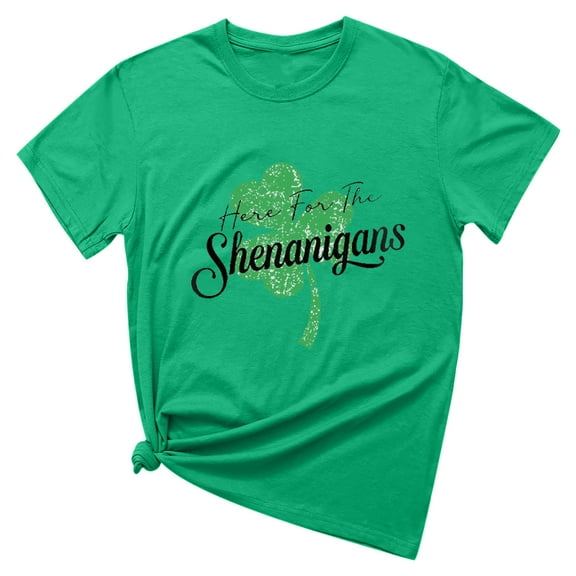 ICHUANYI Women's T-shirt Fashion Valentine's Day Print Shirts Casual Crew Neck Short Sleeve Tops Cloth New Trending