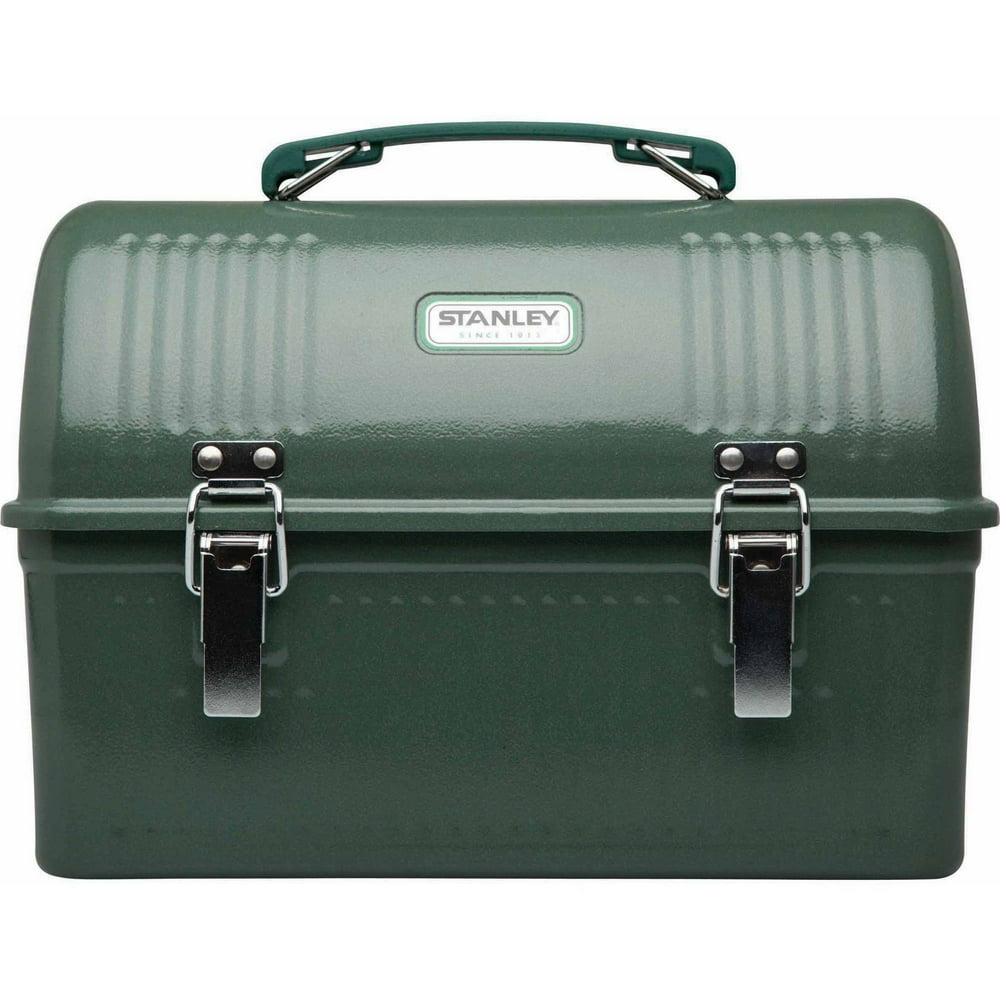 Stanley Classic 10 qt Steel Lunch Box - Hammertone Green - Walmart.com ...