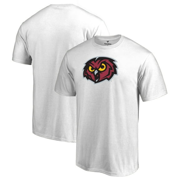 Men's White Temple Owls Primary Team Logo T-Shirt