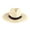 Beige, variant on bestolf Straw Hat High-Density Natural Straw Fabric Lightweight Sun Protection Wide Brim Flat Top Summer Hat (Beige )