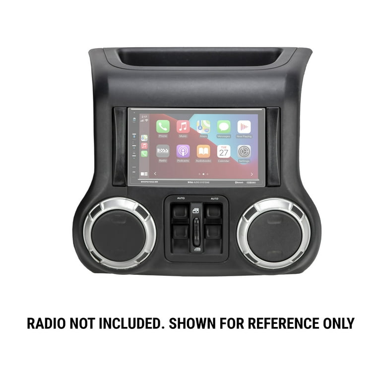 Scosche CJ2090-WM1 Double or Single DIN Dash Kit Compatible w/ ‘98-20 Chrysler/Dodge/Jeep/Mitsubishi/Plymouth/VW