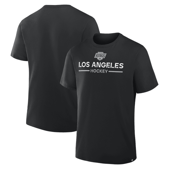 Men's Fanatics Black Los Angeles Kings Authentic Pro Primary T-Shirt
