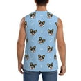 thumbnail image 4 of Balery Corgi Dog Men's Sleeveless Muscle Shirts Workout Tank Top, Moisture Wicking, Odor Protection-3X-Large, 4 of 8