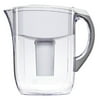 Brita 6 Cup Space Saver Water Filter Pitcher with 1 Filter, White