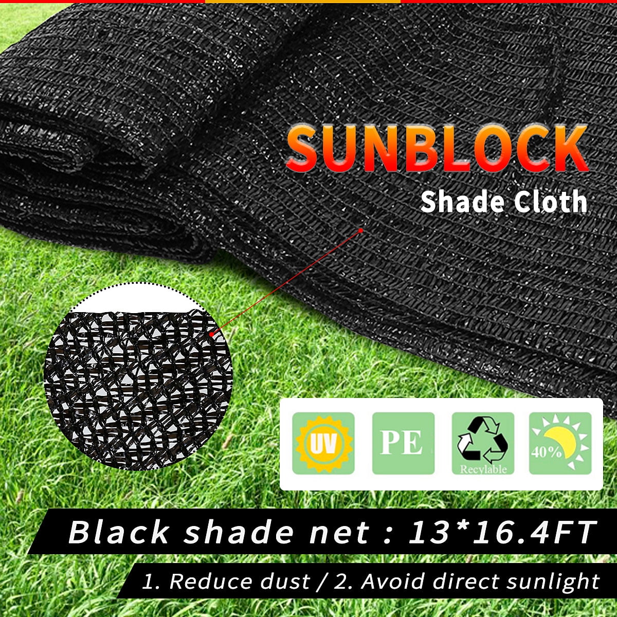 5x4m 40 Sunblock Shade Cloth Plant Cover Shading Rate Fabric Outdoor Walmart Canada