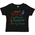 thumbnail image 3 of Inktastic Awesome Like Poppa Boys or Girls Toddler T-Shirt, 3 of 5