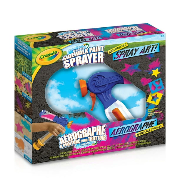 Crayola Washable Sidewalk Paint Sprayer - Walmart.com - Walmart.com