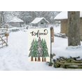 thumbnail image 2 of Welcome Garden-Flag for Winter Outdoor Double Sided Snow-Pines Christmas Burlap Yard Flag(ONLY FLAG,12x18 Inch), 2 of 6