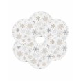 thumbnail image 7 of 13 Inch Round Placemats Set of 6, Christmas Snowflakes Non Slip Heat Insulation PP Table Mats, Modern Xmas Winter Minimalist Washable Place Mats for Kitchen Dining Party Table Decor, 7 of 7