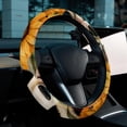 thumbnail image 6 of Panda Sunflower 14.5 Inch Printing PVC Leather Car Wheel Cover Auto Accessories Steering Wheel Cover, 6 of 6