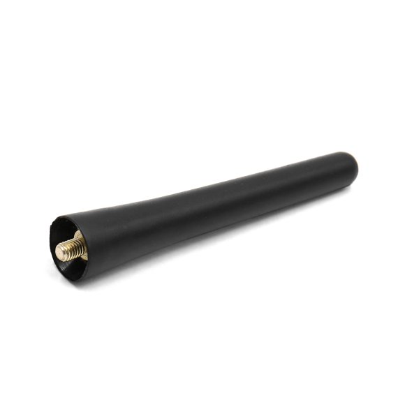 10cm Varilla M5 Rosca Macho Antena de Techo Señal AM/FM Negro para Vehículo Coche