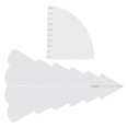 thumbnail image 4 of Christmas Tree Quilting Transparent Acrylic DIY Sewing Template Ruler Tool Set for Bowl Mats Making, 4 of 7