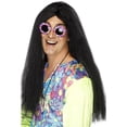 thumbnail image 2 of Smiffys Mens Hippy Long Length Wig, 2 of 2