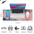 thumbnail image 5 of Decorative Watercolor Cherry Blossom Large Gaming Mouse Pad - 31.5x11.8in Extended Non-Slip Desk Mat, Keyboard Mousepad for Precision Gaming and Stylish Office Environment., 5 of 7