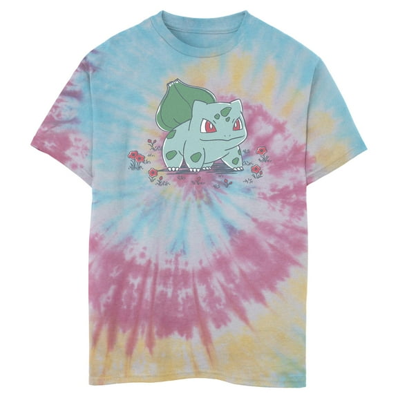 Boy's Pokemon Bulbasaur Garden  Graphic T-Shirt
