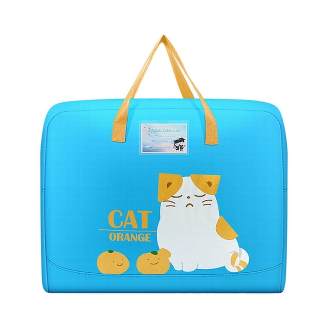 Fiudx Liquidación de ahorros de verano Bolsa de almacenamiento de edredón para jardín de infantes, bolsa de edredón portátil a prueba para niños, clasificación de ropa, bolsa móvil