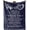 Navy Blue, variant on Christmas Anniversary Romantic Gifts for Wife Women 2024, Wife Ideas, Gifts for Wife Christmas Unique from Husband, Wife Gifts from Husband, The Perfect to My Wife Blanket 60" x 50"