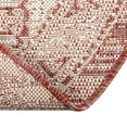 thumbnail image 3 of Rugs.com Outdoor Aztec Collection Rug – 5 Ft Round Rust Red Flatweave Rug Perfect For Kitchens, Dining Rooms, 3 of 3