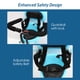 thumbnail image 5 of Asientos de bicicleta Asiento de bicicleta para niños Asiento de bicicleta montado en la parte trasera para niños y niños pequeños 6M-6Y Soporta hasta 77 lbs Romacci Asientos de bicicleta, 5 of 7