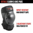 thumbnail image 4 of Triple 8 Saver Series Wrist, Knees, and Elbows Protective Pads Pack, Junior, 4 of 7