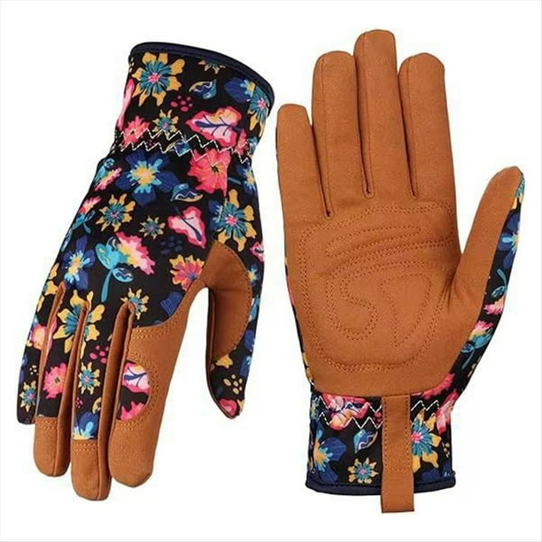 Guantes de JardineríA Estampados Resistentes A Pinchazos, Guantes de JardíN para Mujer, Guantes de Trabajo, Regalos C