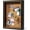 Black, variant on Flowers Shadow Box Display Case 8x10, Vintage Shadow Box Picture Frame with Pins and Tapes for Wedding Bouquet Memorabilia Medals Photos Baby Items, Warm Gift for Mom Sister Friend (Black Gold)