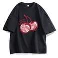 thumbnail image 4 of Camiseta con estampado de dibujos animados de cereza para mujer, ropa Kawaii de manga corta, ropa de calle de Anime para mujer, ropa Harajuku Y2k, 4 of 5