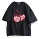 thumbnail image 4 of Camiseta con estampado de dibujos animados de cereza para mujer, ropa Kawaii de manga corta, ropa de calle de Anime para mujer, ropa Harajuku Y2k, 4 of 5