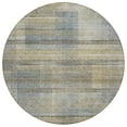 thumbnail image 2 of Addison Rugs Chantille Indoor/Outdoor Transitional Stripes Khaki Washable Round Rug, 8' x 8', 2 of 6