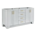 thumbnail image 5 of Ariel Taylor 66 Inch Double Sink Base Cabinet In Grey, 5 of 9