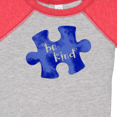 thumbnail image 4 of Inktastic Autism Awareness Be Kind Dark Blue Puzzle Piece Boys or Girls Baby Bodysuit, 4 of 5