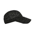 thumbnail image 3 of WITHMOONS Summer Breathable Knit Hat Basic Baseball Cap Adjustable Size Dad Hats YZ10172 (Black), 3 of 4