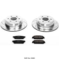 thumbnail image 4 of Power Stop K2083 Brake Kit 1-Click Brake Kit Carbon Fiber Ceramic Brake Pads; 13.58 Inch Silver Zinc Plated Cross-Drilled And Slotted Rotor; With Rotor/ Brake Pad/ Hardware, 4 of 4