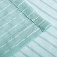 thumbnail image 4 of Superior Jackson Stripe Sheer Curtain Grommet Curtain Panel Set, 52" x 63", Baby Blue, 4 of 5