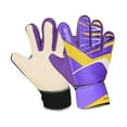 thumbnail image 5 of yotijar Football Gloves, Strong Grip Gloves, Finger Protection, Breathable Soccer Gloves violet, 5 of 8